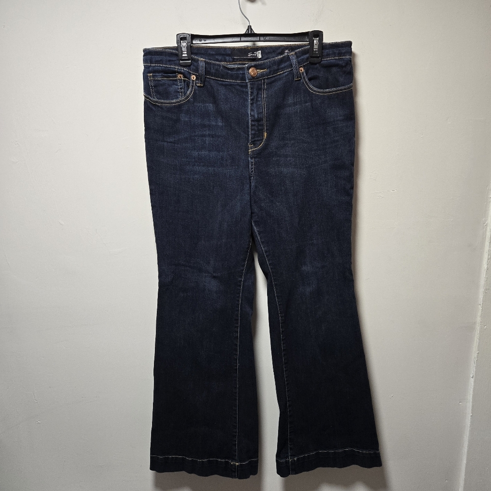 Seven Jeans Dark Wash Bootcut Flare Size 14